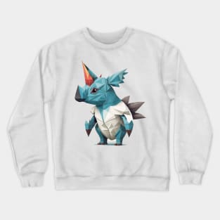 Fictional origami animal #4 Crewneck Sweatshirt